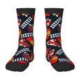 thumbnail image 1 of Uemuo Fire Rescue With Red Helmet And Truck Printed Kids Boys Socks Seamless Crew Socks Crazy Funny Athletic Sport Socks for Children, 1 of 6