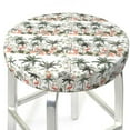 thumbnail image 1 of Uemuo Flamingo Palm Trees Pattern Round Bar Stool Seat Covers Washable Stool Cushion Slipcover Elastic Bar Chair Covers-13 inch, 1 of 7