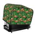thumbnail image 1 of Uemuo Flamingo Print Toaster Cover 2 Slice, Small Kitchen Appliance Covers, Toaster Oven Cover with Loop, Bread Machine Cover Dust Cover Protection, 1 of 7