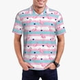 thumbnail image 1 of Uemuo Flamingo1 for Men’s Golf Shirt – Premium Pique Cotton Polo, Soft & Breathable Casual Short Sleeve Shirt, Comfortable Activewear for Sports & Leisure-XX-Large, 1 of 6