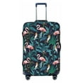 thumbnail image 1 of Uemuo Flamingos And Birds Printed Washable Luggage Cover - Fashion Suitcase Protector Fits 18-32 Inch Luggage -X-Large, 1 of 9