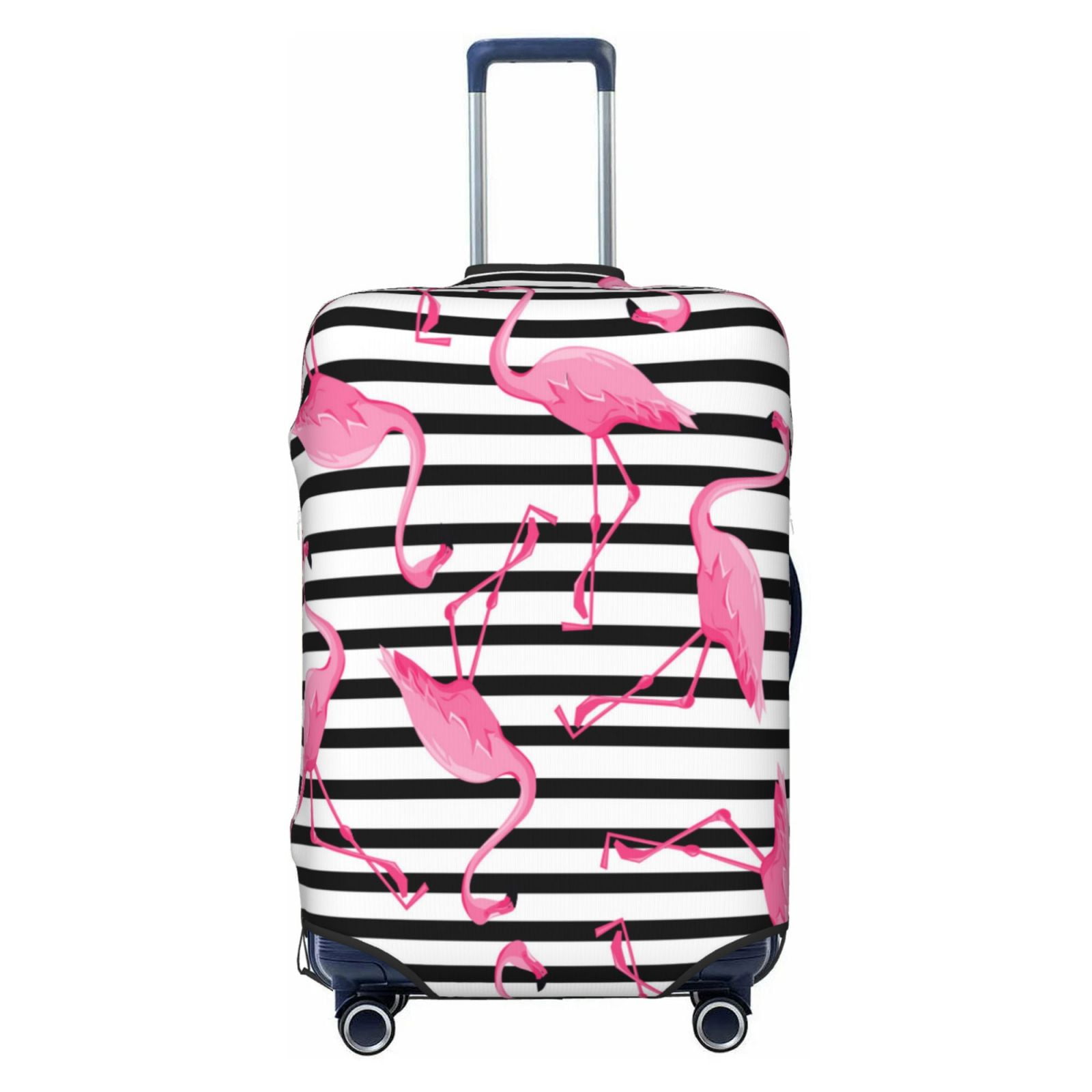 Uemuo Flamingos Printed Washable Luggage Cover - Fashion Suitcase ...