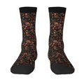 thumbnail image 1 of Uemuo Floral Pattern Women's Crew Socks, Soft Durable Breathable Moisture-Wicking with Odor Control Cotton socks, 1 of 9
