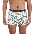 thumbnail image 1 of Uemuo Floral Strawberr Pattern Men's Boxer Briefs,Trunk Anti-Chafing,Comfortable, Durable, and Stylish Underwear-Large, 1 of 9