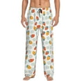 thumbnail image 1 of Uemuo Floral Strawberr Pattern Men's Wide Leg Palazzo Lounge Pants with Pockets Light Weight Loose Comfy Casual Pajama Pants-, 1 of 9
