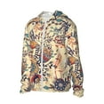 thumbnail image 1 of Uemuo Floral With Birds And Fantasy Flowers Pattern Women's Full Zip UPF 50+ Sun Protection Hoodie Jacket Long Sleeve Sun Shirt Hiking Outdoor Performance with Pockets-3X-Large, 1 of 9