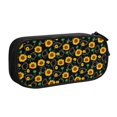thumbnail image 1 of Uemuo Flower (2) Printed Pencil Pen Case, Portable Pencil Pouch with Zipper, Compact Stationery Bag Makeup Bag, Pencil Bag for Home Office, 1 of 9