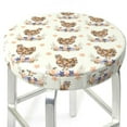 thumbnail image 1 of Uemuo Flower Chicken Pattern Round Bar Stool Seat Covers Washable Stool Cushion Slipcover Elastic Bar Chair Covers-, 1 of 7