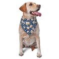 thumbnail image 1 of Uemuo Flower Pattern Dog Bandanas ,Pet Scarf,Cat Bandanas Bibs,Stylish Pet Wear,Triangle Dog Scarf for Medium Dog or Cat, 1 of 6