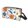 thumbnail image 1 of Uemuo Flower Pattern Portable Toiletry Bags with Handle, Waterproof travel Make up Bags for Women, Large Capacity Travel Cosmetic Bags, 1 of 9