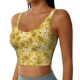 thumbnail image 1 of Uemuo Flower Pattern Women's Sports Bra - High Impact Support, Breathable, and Comfortable Athletic Bra for Running, Yoga, and Workouts, 1 of 9