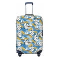 thumbnail image 1 of Uemuo Flower and Sail Boat Printed Washable Luggage Cover - Fashion Suitcase Protector Fits 18-32 Inch Luggage -Large, 1 of 9