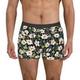 thumbnail image 1 of Uemuo Flowers Pattern Men's Boxer Briefs,Trunk Anti-Chafing,Comfortable, Durable, and Stylish Underwear-Large, 1 of 9