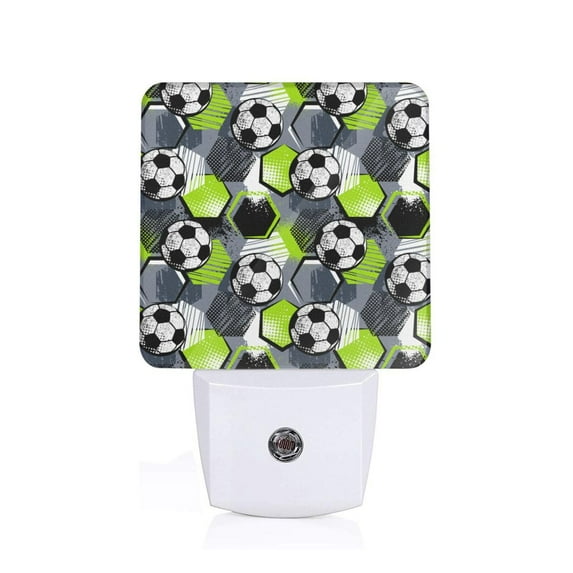 Uemuo Football Night Light, Night Lights Plug into Wall, Dusk to Dawn Sensor Warm White Led Night Light 0.5W-US