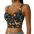thumbnail image 1 of Uemuo Forest Elf Pattern Women's Sports Bra - High Impact Support, Breathable, and Comfortable Athletic Bra for Running, Yoga, and Workouts, 1 of 9