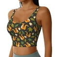 thumbnail image 1 of Uemuo Forest Squirrel Pattern Women's Sports Bra - High Impact Support, Breathable, and Comfortable Athletic Bra for Running, Yoga, and Workouts, 1 of 9