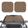 thumbnail image 1 of Uemuo Fox And Mushroom Printed 2 PCS Car Windshield Sun Shade, Auto Sun Heat and UV Rays Blocker, Foldable Automotive Front Window Sunshade Protector, 1 of 7