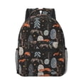 thumbnail image 1 of Uemuo Fox In The Forest Printed Student Durable Water-resistant Backpack,Travel Backpack,Outdoor Activities Backpack, Laptop Backpack, Multi-compartment Backpack, 1 of 5