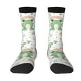 thumbnail image 1 of Uemuo Frog and Mushrooms Pattern Women's Crew Socks, Soft Durable Breathable Moisture-Wicking with Odor Control Cotton socks, 1 of 9