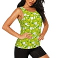 thumbnail image 1 of Uemuo Fruit Pattern Workout Tank Tops for Women Breathable Moisture-wicking tank top Sleeveless Running Loose Fit Yoga Tops Active Shirts Sports Gym Exercise, 1 of 9