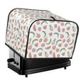 thumbnail image 1 of Uemuo Fruit Print Toaster Cover 4 Slice, Small Kitchen Appliance Covers, Toaster Oven Cover with Loop, Bread Machine Cover Dust Cover Protection, 1 of 7