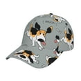 thumbnail image 1 of Uemuo Funny Beagle Active Dog Pattern Baseball Cap Golf Dad Hat Adjustable Original Classic Low Profile Cotton Hat Unconstructed Plain Cap Men Women, 1 of 9