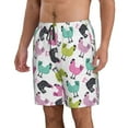 thumbnail image 1 of Uemuo Funny Chicken Pattern Men's Swim Trunks Hawaiian Beach Bathing Suit Swimsuits Beach Quick-Dry Shorts with Pockets-Small, 1 of 9