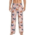 thumbnail image 1 of Uemuo Funny Chicken Pattern Men's Wide Leg Palazzo Lounge Pants with Pockets Light Weight Loose Comfy Casual Pajama Pants-X-Large, 1 of 9