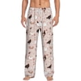 thumbnail image 1 of Uemuo Funny Chicken Pattern Men's Wide Leg Palazzo Lounge Pants with Pockets Light Weight Loose Comfy Casual Pajama Pants-XX-Large, 1 of 9