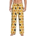 thumbnail image 1 of Uemuo Funny Chicken Pattern Men's Wide Leg Palazzo Lounge Pants with Pockets Light Weight Loose Comfy Casual Pajama Pants-, 1 of 9