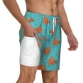 thumbnail image 1 of Uemuo Funny Chicken Pattern Mens Swim Trunks Quick Dry Board Shorts with Mesh Lining, Stretch Beach Shorts Quick Dry No-Chafing Board Shorts-Medium, 1 of 9
