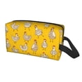 thumbnail image 1 of Uemuo Funny Chicken Pattern Portable Toiletry Bags with Handle, Waterproof travel Make up Bags for Women, Large Capacity Travel Cosmetic Bags, 1 of 9