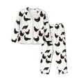 thumbnail image 1 of Uemuo Funny Chicken Pattern Womens Pajama Sets,PJ Set for Women,Pajamas for Women Logo,Long Sleeve Pajama Set for Women,Soft Long Sleeve Top With Pants-XX-Large, 1 of 9