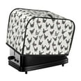 thumbnail image 1 of Uemuo Funny Chicken Print Toaster Cover 2 Slice, Small Kitchen Appliance Covers, Toaster Oven Cover with Loop, Bread Machine Cover Dust Cover Protection, 1 of 7