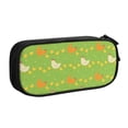 thumbnail image 1 of Uemuo Funny Chicken Printed Pencil Pen Case, Portable Pencil Pouch with Zipper, Compact Stationery Bag Makeup Bag, Pencil Bag for Home Office, 1 of 1