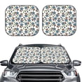 thumbnail image 1 of Uemuo Funny Excavator Printed 2 PCS Car Windshield Sun Shade, Auto Sun Heat and UV Rays Blocker, Foldable Automotive Front Window Sunshade Protector, 1 of 7
