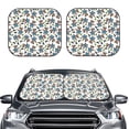 thumbnail image 1 of Uemuo Funny Excavator Printed 2 PCS Car Windshield Sun Shade, Auto Sun Heat and UV Rays Blocker, Foldable Automotive Front Window Sunshade Protector, 1 of 7