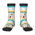thumbnail image 1 of Uemuo Funny Farm Printed Kids Boys Socks Seamless Crew Socks Crazy Funny Athletic Sport Socks for Children, 1 of 6