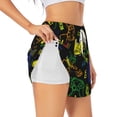 thumbnail image 1 of Uemuo Game Play Pattern Women's Athletic Shorts High Waisted Running Shorts with Liner Pockets Gym Elastic Workout Shorts-X-Large, 1 of 9