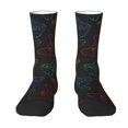 thumbnail image 1 of Uemuo Gamepad Joystick Game Pattern Women's Crew Socks, Soft Durable Breathable Moisture-Wicking with Odor Control Cotton socks, 1 of 9