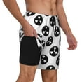 thumbnail image 1 of Uemuo Gear Tools Pattern Mens Swim Trunks Quick Dry Board Shorts with Mesh Lining, Stretch Beach Shorts Quick Dry No-Chafing Board Shorts-Large, 1 of 9