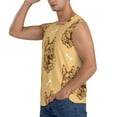 thumbnail image 1 of Uemuo German Shepherd Dog Pattern Men's Sleeveless T-Shirt,Muscle Athletic Tank Top, Moisture-wicking Quick-dry Breathable Classic Tee Top for Gym Run Outdoor Sports-Large, 1 of 8