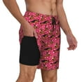 thumbnail image 1 of Uemuo German Shepherd Dog Pattern Mens Swim Trunks Quick Dry Board Shorts with Mesh Lining, Stretch Beach Shorts Quick Dry No-Chafing Board Shorts-3X-Large, 1 of 9