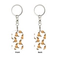 thumbnail image 1 of Uemuo German Shepherd Dog Pattern Rectangular Metal Keychain - Durable, Stylish, and Personalized Key Ring for Men and Women,Engraved Keychain,Gift Slim Sturdy Keychain, 1 of 7