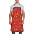 thumbnail image 1 of Uemuo German Shepherd Dog Printed Bib Apron, Adjustable , Water and Oil Resistant, Cooking Kitchen Chef Apron for Women Men, 1 of 5