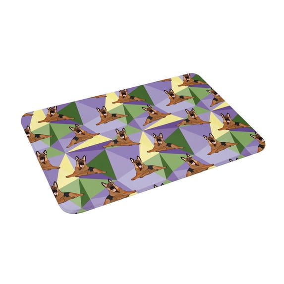 Uemuo German Shepherd Dog Printed Door Mat Indoor Doormat 16"x24",Front Back Door Mats Non Slip Entrance Rugs,Inside Doormats for Entryway