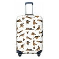 thumbnail image 1 of Uemuo German Shepherd Dog Printed Washable Luggage Cover - Fashion Suitcase Protector Fits 18-32 Inch Luggage -X-Large, 1 of 9