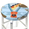 thumbnail image 1 of Uemuo Giraffe Come Out From Zipper Pattern Round Bar Stool Seat Covers Washable Stool Cushion Slipcover Elastic Bar Chair Covers-13 inch, 1 of 7