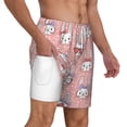 thumbnail image 1 of Uemuo Girl Rabbit Pattern Mens Swim Trunks Quick Dry Board Shorts with Mesh Lining, Stretch Beach Shorts Quick Dry No-Chafing Board Shorts-3X-Large, 1 of 9