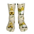 thumbnail image 1 of Uemuo Gnomes Bees And Sunflowers for 16in Socks, Cotton Socks Sports Socks Knee High Socks Comfortable Socks For Men, Women, 1 of 7